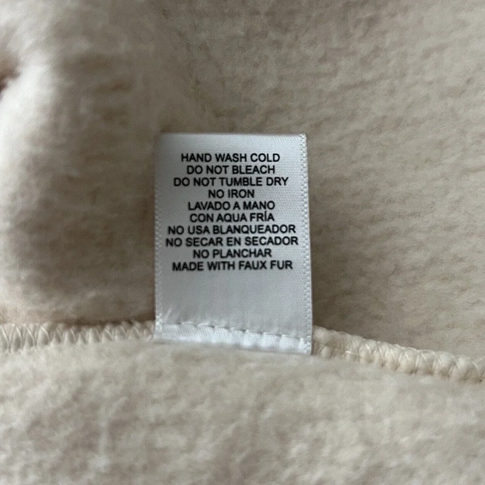 Love Tree Shirt Womens Large Cream Ivory Fleece Sweatshirt‎ Neutral Minimalist